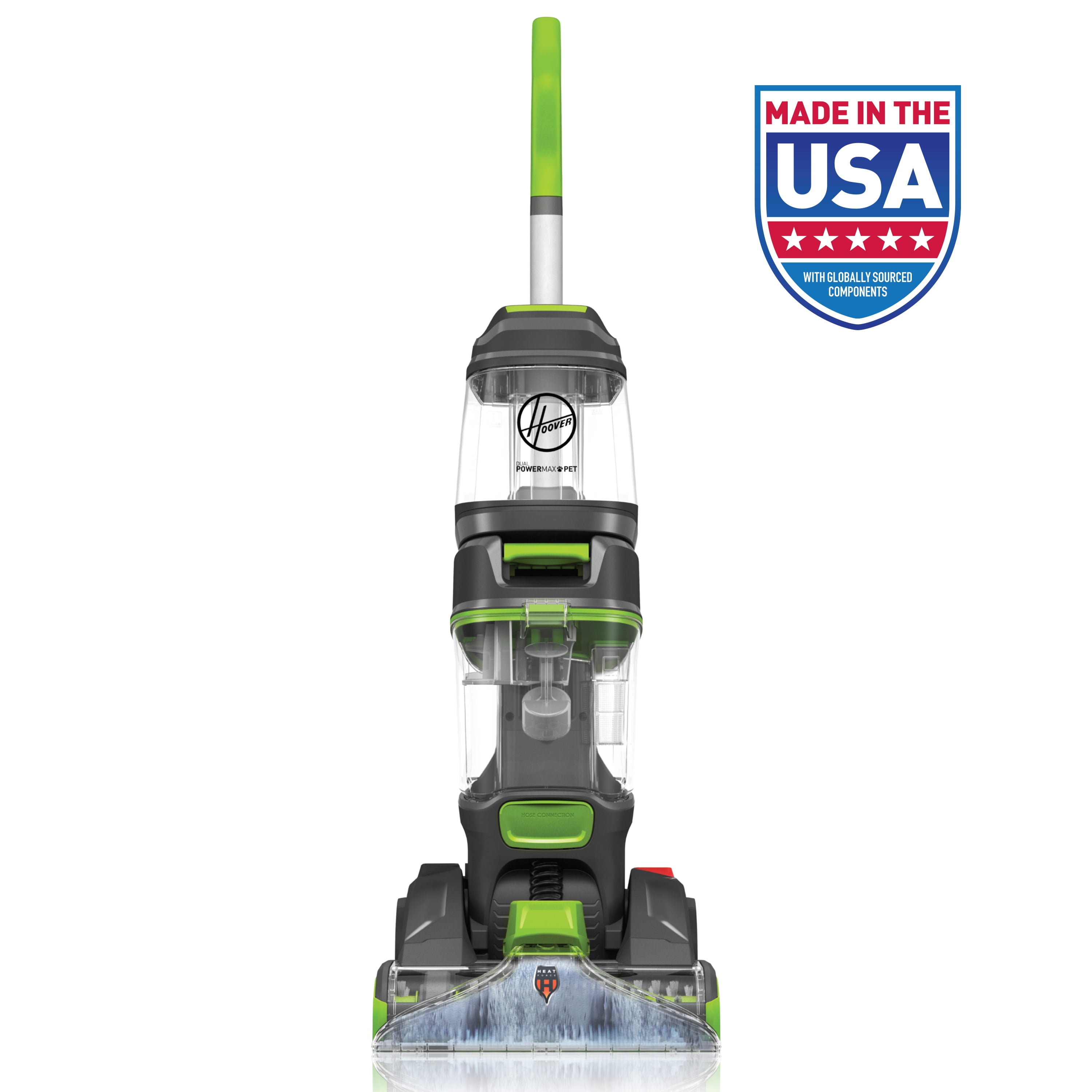 Hoover Dual Power Max Pet Upright Carpet Cleaner Machine with Dual Spin Power Brushes, FH54011