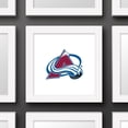 thumbnail image 2 of Gallery Pops NHL Colorado Avalanche - Primary Logo Mark Wall Art, White Framed Version, 12" x 12", 2 of 5