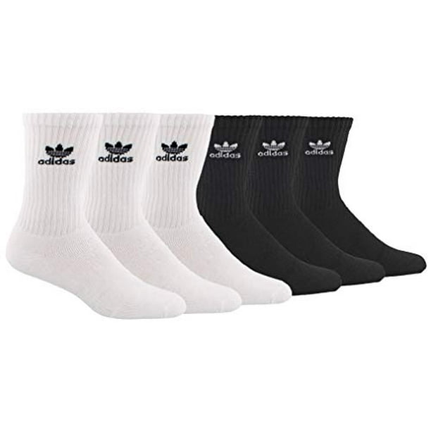 Adidas adidas Originals Men's Trefoil Crew Socks (6Pair), White