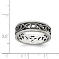 thumbnail image 3 of Sterling Silver X&O Design Ring, 3 of 5