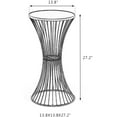 thumbnail image 2 of Homebeez Round Side Table,Small End Table,Coffee Table with Metal Frame,Night Stands for Bedrooms,Gold, 2 of 7
