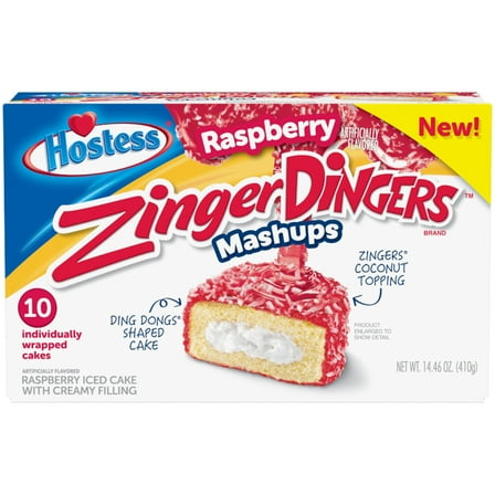 Hostess Zinger Dingers Mashups, 14.6 oz (10 Count)