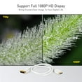 thumbnail image 2 of PrimeCables® DisplayPort 1,2 V vers DVI-D Liaison Double Câble 28 AWG 3 Pi - Blanc, 2 of 7