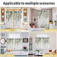 thumbnail image 5 of Green Kitchen Curtains Window Panels, Eucalyptus Leaves Insulated Window Treatment Curtain, Grommet Curtains for Bedroom/Living Room/Bathroom, 2 Piece 52"Wx84"L, 5 of 8