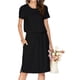 thumbnail image 1 of Vestido Simier Fariry casual de verano, midi, negro, para mujer, 1 of 6