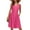Hot Pink, variant on Women's Summer Dresses Under $10 Casual Dress Gradual Sleeveless Neck V-Neck Long Dress