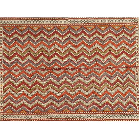 Ahgly Company Indoor Rectangle Traditional Brownish Green Southwestern Area Rugs, Swatch Sample