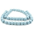 thumbnail image 3 of The Bead Chest Light Blue Cornerless Cube Wood Beads: 17mm Diamond Cut Natural Organic Beads for Jewelry Making, 3 of 4