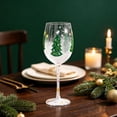 thumbnail image 6 of Colorful Painted Christmas Wine Glass 9in Festive Stemware Art Goblet with Gift Box for Holiday Party Table Decor, 6 of 6