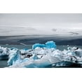 thumbnail image 2 of Seidel, Leo 32x23 White Modern Wood Framed Museum Art Print Titled - Jokulsárlon-Island, 2 of 4