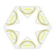 thumbnail image 2 of Juego de 6 transportadores escuadrados transparentes para papelería, dibujo, con mango desmontable, regla triangular para oficina, aula y profesores., 2 of 8
