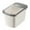 White, variant on Large Airtight Rice Storage Container with Measuring Cup - Kitchen Pantry Cereal Flour Grain Organizer Bin for Household & Pet Food(White)