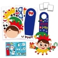 thumbnail image 1 of Puerta De Navidad Decoración Del Hogar Adhesivo Colgante De Puerta 3D De Navidad Para Niños Vogacara HA043948-02, 1 of 6