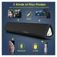 thumbnail image 3 of Soundbar For TV, Wired Wireless Bluetooth Speaker Home Theater For Desktop/Laptop/Computer/Projectors/Smartphone ,High Sound, 3 of 6
