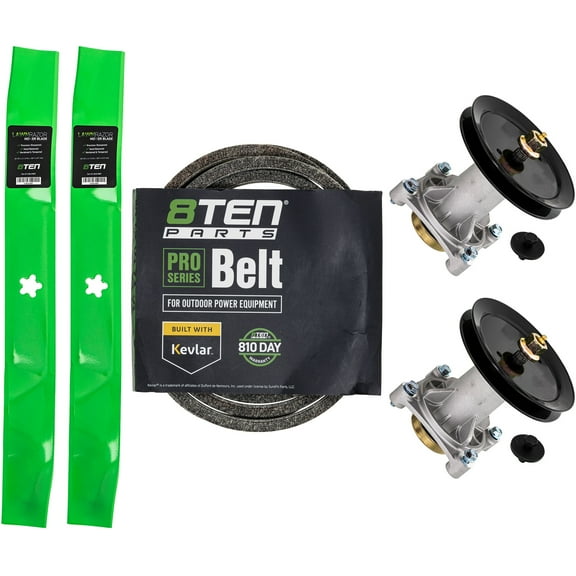 8TEN Deck Blade Spindle Belt Kit for Husqvarna YTH2042 42-inch 532187281 MK1009578