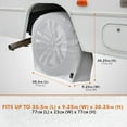 thumbnail image 2 of Modern Leisure® Sport RV Wheel Covers, 2-Pack, 27”-30," White, 2 of 13