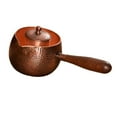 thumbnail image 3 of Tetera de cobre, dispensador de té, tetera de Kung Fu resistente multifunción, vajilla para senderismo, hogar, cocina, casa de té, Camping B, 3 of 10