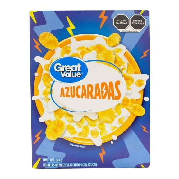 Cereal Great Value Azucaradas Hojuelas de Maíz 620 g