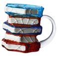 thumbnail image 3 of Tnarru Coffee Mug Accessory for Hot or Cold Brews Colorful Supplies Reading Bookish Items for Book Lovers Bookworm Writer Librarians Clear Handle, 3 of 8