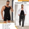 thumbnail image 5 of Anyfit Wear Men's Sleeveless Full Body Shaper Underwear Slimming Compression Bodysuit Shapewear Tummy Control Fajas Para Hombres, 5 of 8