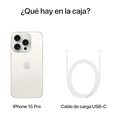 thumbnail image 4 of Apple iPhone 15 Pro Max 256 GB Blanco Smartphone Reacondicionado, 4 of 4