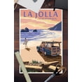 thumbnail image 3 of La Jolla, California, Woody on Beach (12x18 Wall Art Poster, Room Decor), 3 of 3