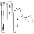 thumbnail image 3 of Clear Aquarium Lily Pipe Inflow Outflow Skimmer Filter Connector Freshwater Fish Planted Surface Water Tank Filter 17mm, 3 of 8