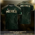 thumbnail image 5 of Zimjoy Men's Mexico Soccer Jersey 2026 World Soccer Game National Team Fan Crew Neck Short Sleeve Game Day Football Tee Dark Green L, 5 of 5