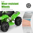 thumbnail image 4 of Infans 6V Kids ATV Quad Electric Ride On Car Toy Toddler w/LED Light&MP3 Green, 4 of 7