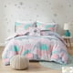 Urban Habitat Kids Cotton 3-Piece Pink Clouds Unicorn Comforter Set for