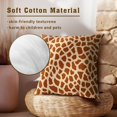 thumbnail image 6 of Giraffe Print Throw Pillow Covers - Giraffe Pillow Covers 20x20 Animal Pillowcases Wildlife Pillowcase Giraffe Gift for Home Bedroom Living Room Girl Room, 6 of 6