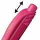 thumbnail image 5 of Bolígrafo Pentel Energel-x, gel líquido retráctil, 0,7 mm, 12 unidades, color rosa, 5 of 8