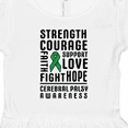 thumbnail image 4 of Inktastic Cerebral Palsy Awareness Strength Support and Courage Girls Toddler Dress, 4 of 5