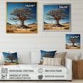 thumbnail image 4 of Designart "Baobab Under The Stars" Tree Baobab Canvas Wall Art, 4 of 7