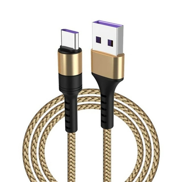Kiplyki Wholesale 5A High Fast Charge USB 3.0 type C Charging Nylon Cable for Huawei For Samsung