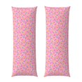thumbnail image 1 of Balery Pink Donut Funda Protectora para Almohada Corporal de Algodón Hipoalergénico con Cierre(55 x 21 pulgadas), Almohadas No Incluidas, 1 of 7