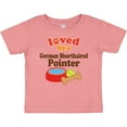 thumbnail image 3 of Inktastic German Shorthaired Pointer Loved By A (Dog Breed Boys or Girls Baby T-Shirt, 3 of 5