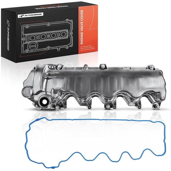 A-Premium Right Side Engine Valve Cover with Gasket & Bolt Compatible with 2004-2014 Ford F150 F-250/350 Super Duty Expedition Explorer Mustang Navigator V8 4.6L 5.7L