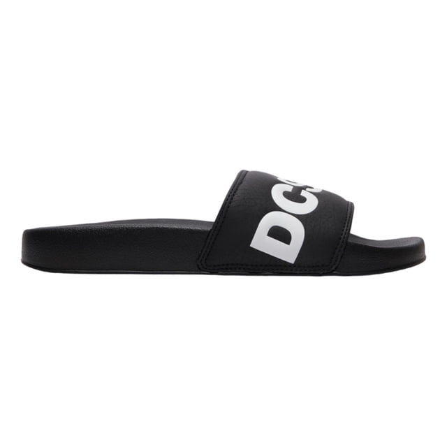 Sandalias Playa DC Shoes Slides Negras Modelo ADYL100043-BKW Hombre