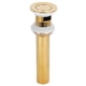 thumbnail image 3 of Tapón de desagüe para lavabo, antiobstrucción, accesorio para desagüe de baño, antidesbordamiento, dorado (aleta con orificio), 3 of 14