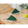 thumbnail image 6 of REGALWOVEN Cotton Napkins Cloth Napkins Set of 12 Washable Dark Green 17'x17', 6 of 6
