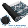 thumbnail image 6 of Choppy Green Waves&nbsp;desk Mouse Padwaterproof,rubber+multispandexno Slip MousepadsDesk Pad for Office Home Game 31.5x15.7inches, 6 of 7