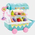thumbnail image 3 of Mini carrito de simulación para niñas de 6,4 x 3,4 x 6,3 pulgadas, para tienda de verduras y frutas, supermercado, juguetes para niños, juguetes para bebés de 3 a 6 años (sin batería), 3 of 8