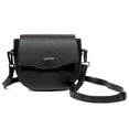 thumbnail image 2 of Ferwind Women's Saddle Crossbody Peek-A-Boo Pocket Kitty Snout Hardware Black, 2 of 7