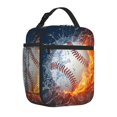 thumbnail image 2 of Bolsa Térmica para Almuerzo PTPLMM con Diseño de Béisbol Cool Fire, 2 of 9