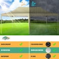 thumbnail image 3 of HOTEEL 10x20 Canopy with Sidewalls,Pop Up Canopy Party Tent with Carry Bag,Easy Up Canopy Tent for Parties,Backyard,Wedding,Event,Commercial, 3 of 10