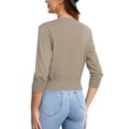 thumbnail image 3 of Traleubie Women's Sweaters Cardigan V Neck Button Down Open Front Shrug for Women s-2xl, 3 of 7