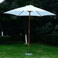 thumbnail image 1 of Outsunny 9ft Patio Wood Outdoor Umbrella, 1 of 3