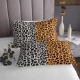 thumbnail image 3 of Erosebridal Leopard Print Coverlet Set Queen, Cheetah Animal Bedding Set, Modern Fashion Decor 3 Pieces, 3 of 5