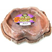 Angle View: Zoo Med Repti Rock - Food & Water Dish Combo Count Large Pack of 3